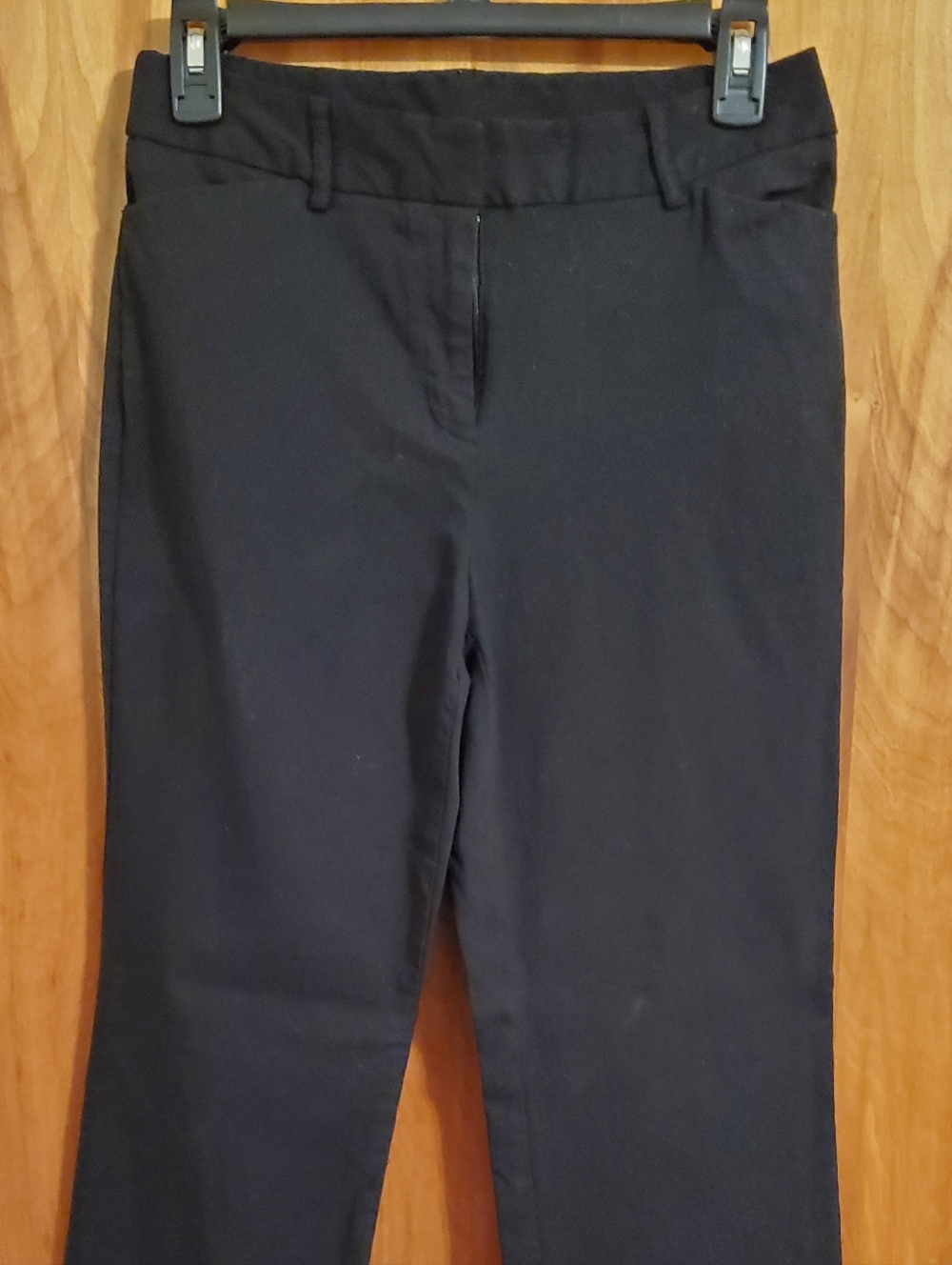 Classic Black Straight-Leg Dress Pants Size 6